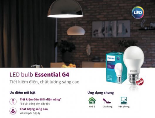 Led Bulb ESS G4 5W E27 A60 APR Philips
