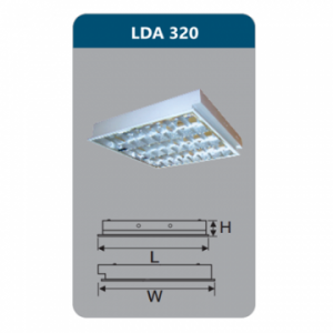 Máng đèn Led T8 3x9W LDA320 Duhal